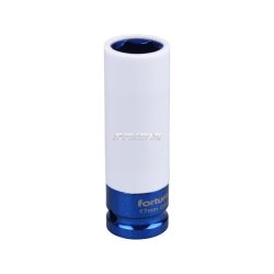   gépi (impakt) dugófej 1/2", 17 mm; vékonyfalú, ALU felnihez FORTUM