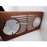 Első rács motorháztetőbe, lámpatartós, U445