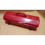 Szerszámos láda fogantyúval, fém, 430mm