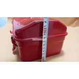 Szerszámos láda fogantyúval, fém, 430mm