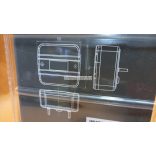 Hátsó lámpa, ledes, négyzet alakú