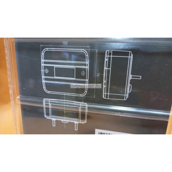 Hátsó lámpa, ledes, négyzet alakú