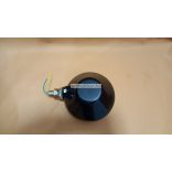 Első fényszóró, kerek, bal, fém házas