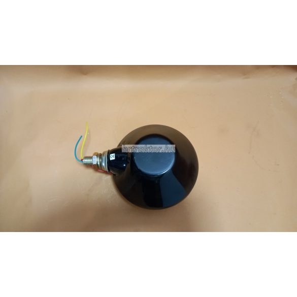 Első fényszóró, kerek, bal, fém házas