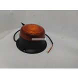 Sárga villogó, ledes, lapos 12-24V